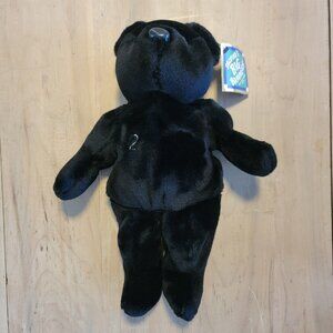 Salvino's Big Bammers Derek Jeter Bear Plush #2 Black 14"‎ New York Yankees NWT